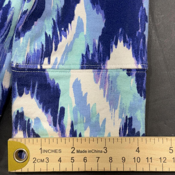 Lilly Pulitzer Preppy Designer Classic Geometric Quarter Zip Popover Small - Picture 7 of 14